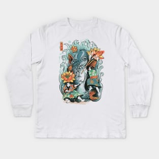 Make Art Not War Kids Long Sleeve T-Shirt